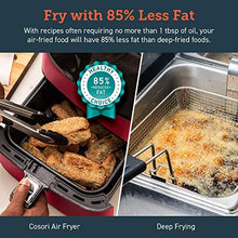 Load image into Gallery viewer, COSORI Air Fryer(100 Recipes, Rack & 4 Skewers),3.7QT Electric Hot Air Fryers Oven Oilless Cooker, 11 Presets, Preheat & Shake Reminder, LED Touch Digital Screen, Nonstick Basket, 1500W, Red