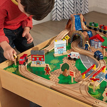 Load image into Gallery viewer, KidKraft Waterfall Mountain Train Set and Table