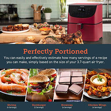 Load image into Gallery viewer, COSORI Air Fryer(100 Recipes, Rack & 4 Skewers),3.7QT Electric Hot Air Fryers Oven Oilless Cooker, 11 Presets, Preheat & Shake Reminder, LED Touch Digital Screen, Nonstick Basket, 1500W, Red