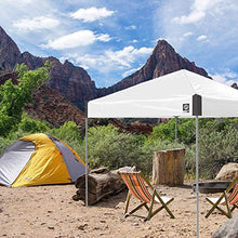 Load image into Gallery viewer, E-Z UP Inc. AMB3SBKF10SG Ambassador Instant Canopy Shelter Tent, 10' x 10', Steel Gray