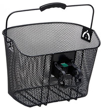 Load image into Gallery viewer, Schwinn Wire Basket for Bikes with Quick Release, Black