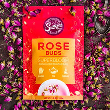 Load image into Gallery viewer, Suncore Foods Dried Rose Buds Superbloom, Caffeine-Free Tea, Gluten-Free, Non-GMO, 1.5oz (1 Pack)