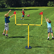Load image into Gallery viewer, Franklin Sports Youth Football Goal-Post Set — Kids’ Football Goal Post with Mini Football — Fun Football Goal for All Ages — Easy Assembly — Adjustable Height — Weighted Base