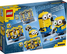 Load image into Gallery viewer, LEGO Minions: Brick-Built Minions and Their Lair (75551) Building Kit for Kids, Great Birthday Present for Kids Who Love Minion Toys and Kevin, Bob and Stuart Minion Characters, New 2020 (876 Pieces)
