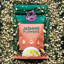 Load image into Gallery viewer, Suncore Foods Dried Jasmine Flowers Superbloom, Caffeine-Free Tea, Gluten-Free, Non-GMO, 1oz (1 Pack)