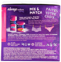 Load image into Gallery viewer, Always Totally Teen Always Radiant Infinity Pads, 14 Count