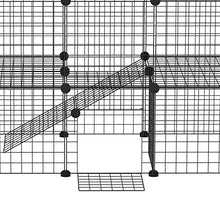 Load image into Gallery viewer, PawHut 36 Panel Pet Playpen Small Animal Cage Metal Wire Indoor Outdoor Portable