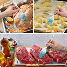 Load image into Gallery viewer, Teal Silicone Pastry Brush for Cooking and Baking, Basting Brush for Oil and Sauce , BBQ Grill Brush Kitchen Joy - Ideal as Turkey Baster, Cooking Brush & Food Pastry Brush for Baking