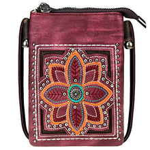 Load image into Gallery viewer, Small Crossbody Purse For Women With Cell Phone Holder Faux Leather Shoulder Bag Back Pocket for Phone Light Weight Passport Mujer PH02-219CF