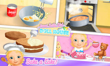 Load image into Gallery viewer, Sweet Baby Girl Doll House - Play, Care & Bed Time