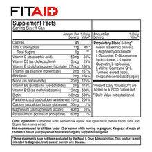 Load image into Gallery viewer, FITAID Recovery Blend | 100% Clean & Paleo Friendly | No Artificial Colors, Flavors or Sweeteners | BCAAs, L-Glutamine, L-Arginine, Omega 3s, 12 Fl Oz (Pack of 24)