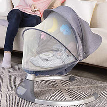 Load image into Gallery viewer, Nova Baby Swing for Infants - Motorized Portable Swing, Bluetooth Music Speaker with 10 Preset Lullabies, Remote Control, Gray - Jool Baby Products