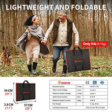Load image into Gallery viewer, DOKIO 160W 18V Portable Solar Panel Kit (ONLY 9lb) Folding Solar Charger with 2 USB Outputs for 12v Batteries/Power Station AGM LiFePo4 RV Camping Trailer Car Marine…