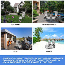 Load image into Gallery viewer, Folding Zero Gravity Chairs Patio Set of 2 with Folding Canopy Shade and Pillow Cup Holder Patio Furniture Outdoor Adjustable Dining Recliner Lounge Chairs for Deck Patio Beach Yard (Gray)
