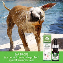 Load image into Gallery viewer, NaturPet Ear Drops for Dogs & Cats | Use for Cleaning, Prior to Swimming, Stinky, Smelly Ears, Itchy Ears | All Natural Herbal Drops 10mL
