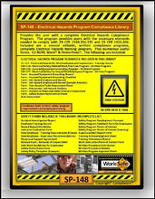 Load image into Gallery viewer, SP-148 - FACILITY ELECTRICAL HAZARDS SAFETY COMPLIANCE LIBRARY – OSHA - 29CFR1910.331 332 334 335 & 29CFR1926.404 - UPC - 639737375350
