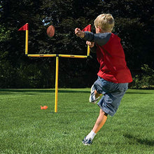 Load image into Gallery viewer, Franklin Sports Youth Football Goal-Post Set — Kids’ Football Goal Post with Mini Football — Fun Football Goal for All Ages — Easy Assembly — Adjustable Height — Weighted Base