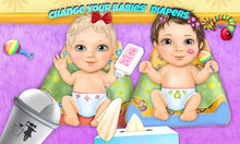 Load image into Gallery viewer, Sweet Baby Girl Twin Sisters Care - Pregnant Mommy Helper