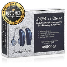 Load image into Gallery viewer, Digital Hearing Amplifier - (Pair of 2) Personal Hearing Enhancement Sound Amplifier, Rechargeable Digital Hearing Amplifier with All-Day Battery Life, Modern Blue