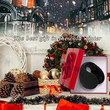 Load image into Gallery viewer, Ear Muffs for Men Women - Winter Ear Warmers - Warm Ear Covers for Cold Weather Soft Fleece Earmuffs Protects Ears Black