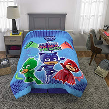Load image into Gallery viewer, Franco Kids Bedding Super Soft Microfiber Reversible Comforter, Twin/Full, PJ Masks