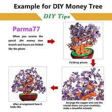 Load image into Gallery viewer, Parma77 Feng Shui Natural Rose Pink Quartz Crystal Money Tree Bonsai Style Decoration for Wealth and Luck