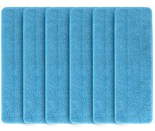 Load image into Gallery viewer, 6 Pack Microfiber Spray Mop Replacement Heads for Wet/Dry Mops, Reveal Mop Pads,Reusable Mop Pads Refills Compatible with Bona Floor Care System