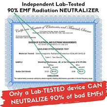 Load image into Gallery viewer, EMF Protection Tesla Technology Emf Protector. Geopathic Stress Zone Protection no matter where you are. GOLD International AWARD as Radiation Protection EMF Shield. EMF Blocker 1.5 IN NEW Version