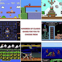 Load image into Gallery viewer, Classic Retro Game Console, Plug and Play 8-bit Video Game Entertainment System Built-in 620 Games with 2 Classic Controllers (Black)