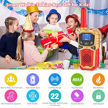 Load image into Gallery viewer, Walkie Talkie Rechargeable 5 Pack, Long Range Walkie-Talkie for Adults Kids Easy to Use Small 2 Way Radio Hands-Free Outdoor Camping, Hiking,Cruise Ship Accessories