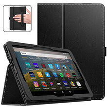 Load image into Gallery viewer, Dadanism Case for All-New Kindle Fire HD 8 Tablet(10th Generation 2020 Release) & Fire HD 8 Plus, Premium PU Leather Lightweight Slim Smart Stand Cover with Auto Wake/Sleep - Black