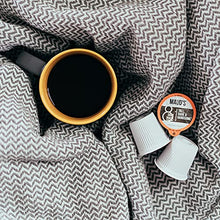 Load image into Gallery viewer, Maud's Dark Roast Decaf Coffee (Decaf Tall Dark and Handsome) 24ct. Solar Energy Produced Recyclable Single Serve Decaf Dark Roast Coffee Pods, 100% Arabica Coffee California Roasted, KCup Compatible