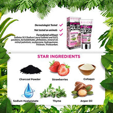 Load image into Gallery viewer, Biovène Pink Peel Off Mask,4.2-oz Tube. With Activated Charcoal, Strawberry Extract and Collagen