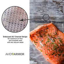 Load image into Gallery viewer, Vacuum Sealer Bags 200 Pint size 6x10 Inch for Food Saver, Seal a Meal Vac Sealers, BPA Free, Heavy Duty Commercial Grade, Sous Vide Vacume Safe Universal Pre-Cut Storage Bag Avid Armor