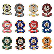 Load image into Gallery viewer, Brybelly Nile Club Casino Grade Ceramic 10-Gram Poker Chip – Pack of 50 ($3)