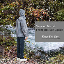 Load image into Gallery viewer, Common District Sport Rain Jacket for Men Outdoor Running Protective Lightweight Windbreaker Raincoat with Hood (Royal Blue, XL)