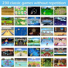 Load image into Gallery viewer, TaddToy 16 Bit Handheld Game Console for Kids Adults, 3.0'' Large Screen Preloaded 230 HD Classic Retro Video Games with USB Rechargeable Battery & 3 Game Cartridges for Birthday Gift for Kids 4-12