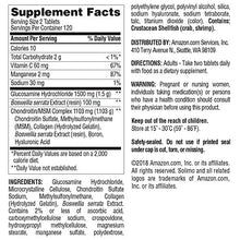 Load image into Gallery viewer, Amazon Brand - Solimo Glucosamine Chondroitin Complex with MSM, 240 Tablets, Glusosamine 1500mg, Chondroitin/MSM Complex 1103mg, Four Month Supply