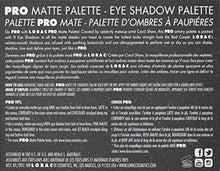 Load image into Gallery viewer, LORAC PRO Matte Eye Shadow Palette