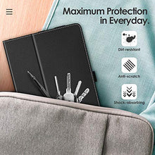 Load image into Gallery viewer, Dadanism Case for All-New Kindle Fire HD 8 Tablet(10th Generation 2020 Release) & Fire HD 8 Plus, Premium PU Leather Lightweight Slim Smart Stand Cover with Auto Wake/Sleep - Black