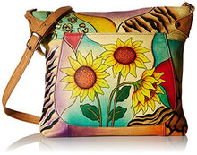 Load image into Gallery viewer, Anna by Anuschka Convertible Tote Bag-Leather, Sunflower Safari