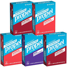 Load image into Gallery viewer, Propel Powder Packets, 3 Flavor Variety Pack, Electrolytes, Vitamins and No Sugar, Packaging May Vary, 50 Pack