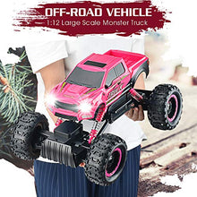 Load image into Gallery viewer, DOUBLE E RC Cars for Girls Newest 1:12 Scale Remote Control Car with Rechargeable Batteries and Dual Motors Off Road RC Trucks, Rc Racing Car Gift for Daughter Kids