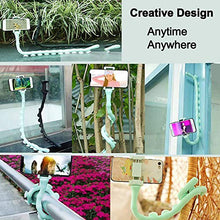 Load image into Gallery viewer, Omio Cartoon Cute Worm Lazy Cell Phone Holder Stand 360 Rotating Bendable Flexible Suction Cup Phone Mount Clamp Creative Lazy Bracket for Galaxy S10/S10+/S10E/S9/Note 9/iPhone XS Max/XR/X/11/8 & More