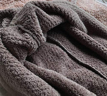 Load image into Gallery viewer, M-bestl 2 Pack Hair Drying Towels, Hair Wrap Towels, Super Absorbent Microfiber Hair Towel Turban with Button Design to Dry Hair Quickly(Coffee& Pink)