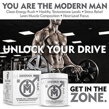 Load image into Gallery viewer, Modern Man V3 - Testosterone Booster + Thermogenic Fat Burner for Men, Boost Focus, Energy & Alpha Drive - Anabolic Weight Loss Supplement & Lean Muscle Builder | Lose Belly Fat - 60 Pills