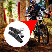 Load image into Gallery viewer, IIIPRO Bicycle high-end Brake pad Set 2 Pairs (4 Packs),Professional Mountain and Road Bike V Brake Pads, Noise-Free Anti-Skid Bicycle Brake Block kit.with Hexagon nut and Washer