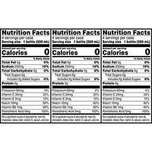 Load image into Gallery viewer, Propel, 3 Flavor Variety Pack, Zero Calorie Sports Drinking Water with Electrolytes and Vitamins C&E, 16.9 Fl Oz (12 Count)