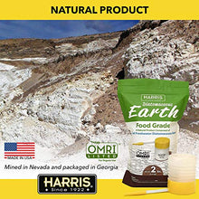 Load image into Gallery viewer, HARRIS Diatomaceous Earth Food Grade, 2lb with Powder Duster Included in The Bag