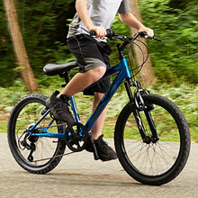 Load image into Gallery viewer, Huffy Kids Hardtail Mountain Bike for Boys, Stone Mountain 20 inch 6-Speed, Metallic Cyan (73808)